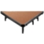 National Public Seating SP488HB Seated Riser Stage Pie Tier, Hardboard, 8" Height (48" Deep) - NPS-SP488HB