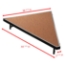 National Public Seating SP488HB Seated Riser Stage Pie Tier, Hardboard, 8" Height (48" Deep) - NPS-SP488HB