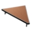 National Public Seating SP368HB Seated Riser Stage Pie Tier, Hardboard, 8" Height (36" Deep) - NPS-SP368HB