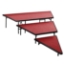National Public Seating SPST363LC 3-Tier Seated Riser Stage Pie Section, Carpet (36" Deep Tiers) - NPS-SPST363LC