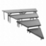 National Public Seating SPST364LC 4-Tier Seated Riser Stage Pie Section, Carpet (36" Deep Tiers) - NPS-SPST364LC