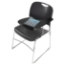 National Public Seating 8510 Ultra-Compact Plastic Stack Chair, Black  - NPS-8510