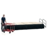 TotalPackage™ 8'x16' Dual-Height Hardboard Stage Kit 8x16, 16x8, folding stage, cart, storage, portable stage kit, adjustable height, total package, transfix