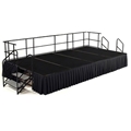 National Public Seating 8'x12' Portable Stage Kit - 24" High, Carpet