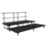 National Public Seating SST362LC 2-Tier Seated Riser Set, Carpet (36" Deep Tiers) - NPS-SST362LC
