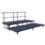 National Public Seating SST362LC 2-Tier Seated Riser Set, Carpet (36" Deep Tiers) - NPS-SST362LC