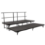 National Public Seating SST362LC 2-Tier Seated Riser Set, Carpet (36" Deep Tiers) - NPS-SST362LC