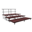National Public Seating SST363LC 3-Tier Seated Riser Straight Stage Set, Carpet (36" Deep Tiers) - NPS-SST363LC