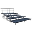 National Public Seating SST364LC 4-Level Seated Riser Straight Stage Set, Carpet (36" Deep Tiers) - NPS-SST364LC