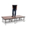 National Public Seating TransFix 4'x8' Hardboard Stage Kit, 24"-32" Height (2 - 4'x4' Units) - SDTFX32HB32