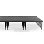 National Public Seating TransFix 4'x4' Stage Panel,  24"-32" Height Adjustable, Carpet - NPS-TFXS48482432C
