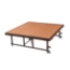 National Public Seating TransFix 4'x4' Stage Panel, 16"-24" Adjustable-Height with Hardboard Surface - NPS-TFXS48481624HB