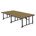 National Public Seating TransFix 4'x8' Stage Panel, 24"-32" High, Hardboard