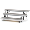 National Public Seating TPR72 TransPort 3-Level Tapered Choral Riser