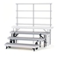 National Public Seating TPR72 TransPort 3-Level Tapered Choral Riser - NPS-TPR72