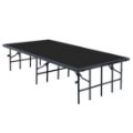 National Public Seating S4816P 4'x8' Portable Stage with Polydeck Surface, 16" Height