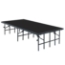 National Public Seating S4816P 4'x8' Portable Stage with Polydeck Surface, 16" Height - NPS-S4816P