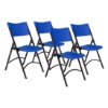 National Public Seating 604 Heavy-Duty Plastic Folding Chair, Blue (4-pack) National Public Seating, NPS 604, NPS 604 folding chair, NPS 600 Series chair, NPS folding chair, heavy-duty plastic folding chair, speckled grey folding chair, commercial folding chair, church folding chair, school folding chair, event seating, MAS certified folding chair, ANSI/BIFMA folding chair