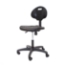 National Public Seating 6716HB Black Polyurethane Task Chair, 16"-21" Height - NPS-6716HB