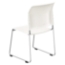 National Public Seating 8801 Cafetorium Plastic Stack Chair, White  - NPS-8801-11-01