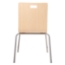 National Public Seating Bushwick Bentwood Cafe Stack Chair, Natural - NPS-BCC22