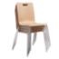 National Public Seating Bushwick Bentwood Cafe Stack Chair, Natural - NPS-BCC22