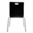 National Public Seating Bushwick Bentwood Cafe Stack Chair, Black - NPS-BCC23