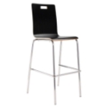National Public Seating BCS23 Bushwick Bentwood Café Stool, Black