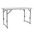 National Public Seating BFHT-2448A 24"x48" Heavy-Duty Height-Adjustable Fold-in-Half Table