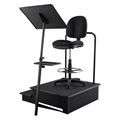 National Public Seating CCS Classic Conductor's Set, (Podium/Chair/Stand)