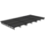 NPS 12x24 Portable Stage Kit with Gray Carpet Deck from StageDrop