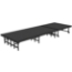 NPS 4x12 Portable Stage Kit with Gray Carpet Deck from StageDrop