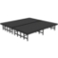 NPS 8x8 Portable Stage Kit with Gray Carpet Deck from StageDrop