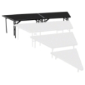 National Public Seating SP3632P Seated Riser Stage Pie Tier, Polydeck, 32" Height (36" Deep)