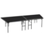 National Public Seating SP4832P Seated Riser Stage Pie Tier, Polydeck, 32" Height (48" Deep) - NPS-SP4832P