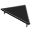 National Public Seating SP488P Seated Riser Stage Pie Tier, Polydeck, 8" Height (48" Deep) - NPS-SP488P