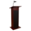 Oklahoma Sound 111PLS Power Plus Sound Lectern, Mahogany - OS-111PLS-MY