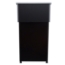 Oklahoma Sound 22/112 Tabletop Lectern and AV Cart/Lectern Base - OS-22/112-BK