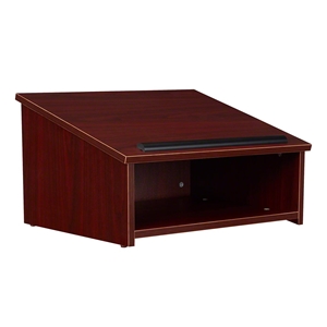 Oklahoma Sound 22 Tabletop Lectern, Mahogany - ARCHIVED 22MY, table top lectern