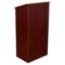 Oklahoma Sound 222 Full Floor Lectern, Mahogany - OS-222-MY