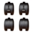 Oklahoma Sound 2CS 4-Piece Caster Kit for 222 Lectern - OS-2CS