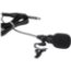 Oklahoma Sound MIC-3 Electret Tie-Clip/Lapel/Lavalier Condenser Microphone with 10' Cable - OS-MIC-3