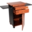 Oklahoma Sound MMC Multimedia Cart, Cherry/Black - OS-MMC