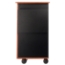 Oklahoma Sound MMC Multimedia Cart, Cherry/Black - OS-MMC