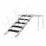 ProFlex 5-Step Adjustable Stairs for Stages 32"-55" High (Handrail sold separately) - PFASTR5