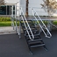 ProFlex 7-Step Adjustable Stairs for Stages 40"-70" High (Handrail sold separately) - PFASTR7