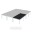 ProFlex 8'x4' Portable Stage Platform, Industrial Finish (Fits 6 Legs) - DEMO (Minor Surface Blemishes/Dents) - PFP8X4IB6-DEMO