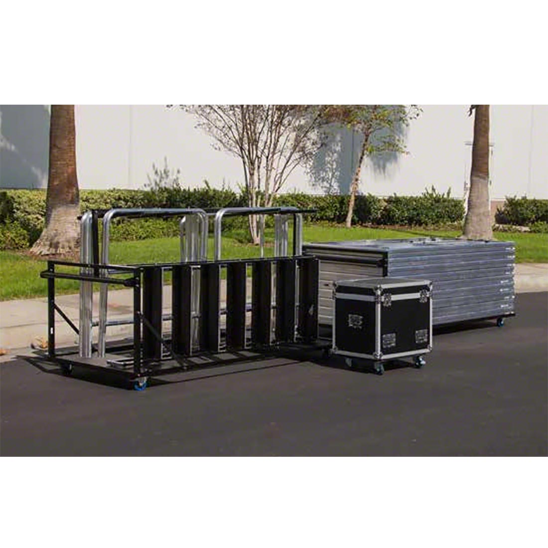 ProFlex PFGRTR Guard Rail Storage Trolley | StageDrop