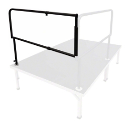 ProFlex Feather-Lite Corner Stage Guard Rail, Single  portable stage guardrails, feather-lite guard rail, corner stage guard rail
