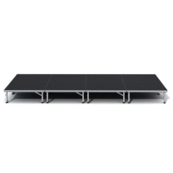 ProFlex Feather-Lite 8x16 Portable Stage 8x16, 8 x 16, adjustable height stage, small stage, indoor stage, outdoor stage, multi-height stage, proflex platform, proflex legs, 128 square feet, 128 feet